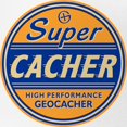 thumbnail image 2 of CafePress - Supercacher - Adjustable Unisex Printed Trucker Hat with Mesh Back, 2 of 10