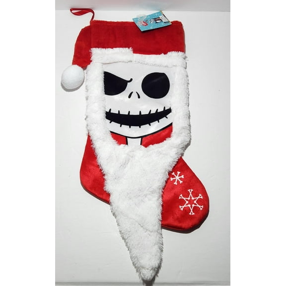 21 Inch Disney The Nightmare Before Christmas Jack Skellington Sandy Claws Santa Claus Stocking