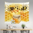 thumbnail image 2 of Sikiie Honey Bee tapestry wall hanging home decor for bedrooms, living rooms, dorms 60x51in, 2 of 6