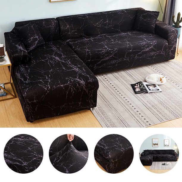 Akoyovwerve LShaped Elastic Sofa Cover Sets Comfortable Corner Sofa Slipcover Protector For
