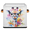 Multicolor 3, variant on CURLYOOT Rustic Cabin Vintage Bear Deer Moose 11 x 11 Inch Cube Storage Bin, Fabric Storage Cube Foldable Basket with Leather Handles, Organizer Basket for Closet Shelves