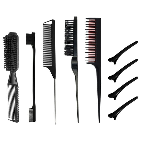 SIEYIO 9pcs Hair Brush Comb Set for Styling and Detangling Women Smooth Grooming Tool