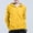 Yellow, variant on Viikei Corset Tops for Women,Women's Casual Loose Solid Color Sunscreen Jacket Long Sleeved Hooded Casual Jacket Wine L