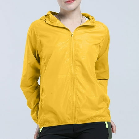 Sriper Hooded Waterproof Rain Jacket for Women Outdoor Sports Windbreaker Plus Size Packable Raincoat Travel-Friendly Chaqueta Para Mujer Yellow 4X Sriper Hooded Waterproof Rain Jacket for Women Outdoor Sports Windbreaker Plus Size Packable Raincoat Travel-Friendly Chaqueta Para Mujer Yellow 4X
