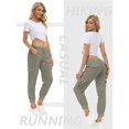 thumbnail image 3 of Pantalones de senderismo MoFiz para mujer, pantalones de chándal cargo con bolsillos, 3 of 7
