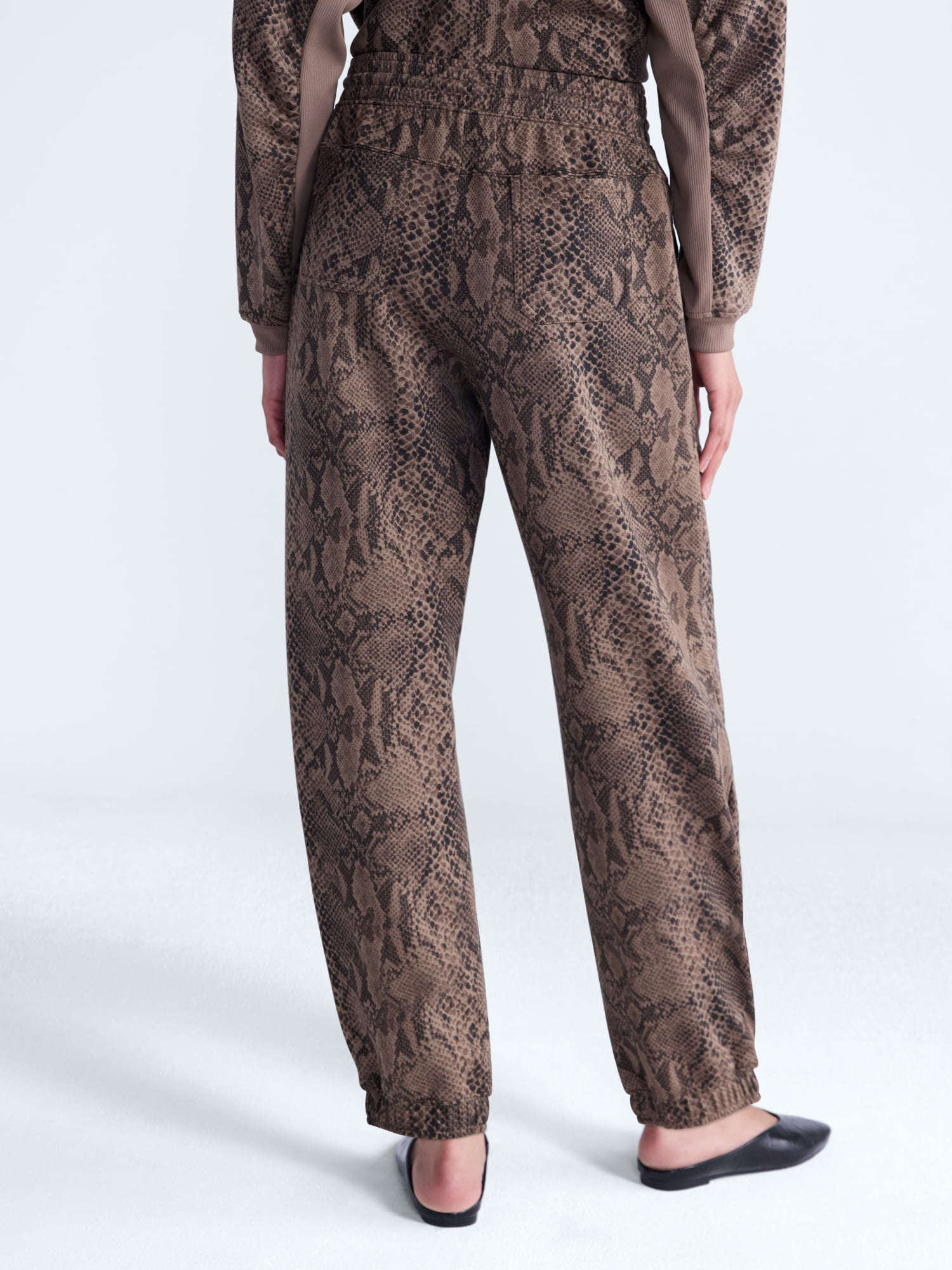 Scoop Women's and Women's Plus New Scubaknit Barrel Pants, Sizes XS-4X