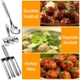 thumbnail image 5 of MáQuina para Hacer Bolas de AlbóNdigas, de Acero Inoxidable, para Hacer Bolas de Cuchara, Herramienta Manual para Hacer AlbóNdigas, MáQuina Antiadherente para Hacer AlbóNdigas, 5 of 5