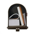 thumbnail image 3 of Architectural Mailboxes Elite Galvanized Steel, Medium, Post-Mount Mailbox in Textured Bronze, 3 of 6