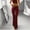 Wine, variant on 50% Off Clear!GaThRRgYP Women's Plus Size Trousers,Women Fashion Solid Elasticity Leggings Bell-bottoms Pants Clearance
