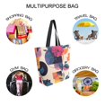 thumbnail image 7 of FORMRS Womens Canvas Tote Bag with Zipper Inner Pocket Shoulder Handbag, Flowers Pattern Style, 7 of 7