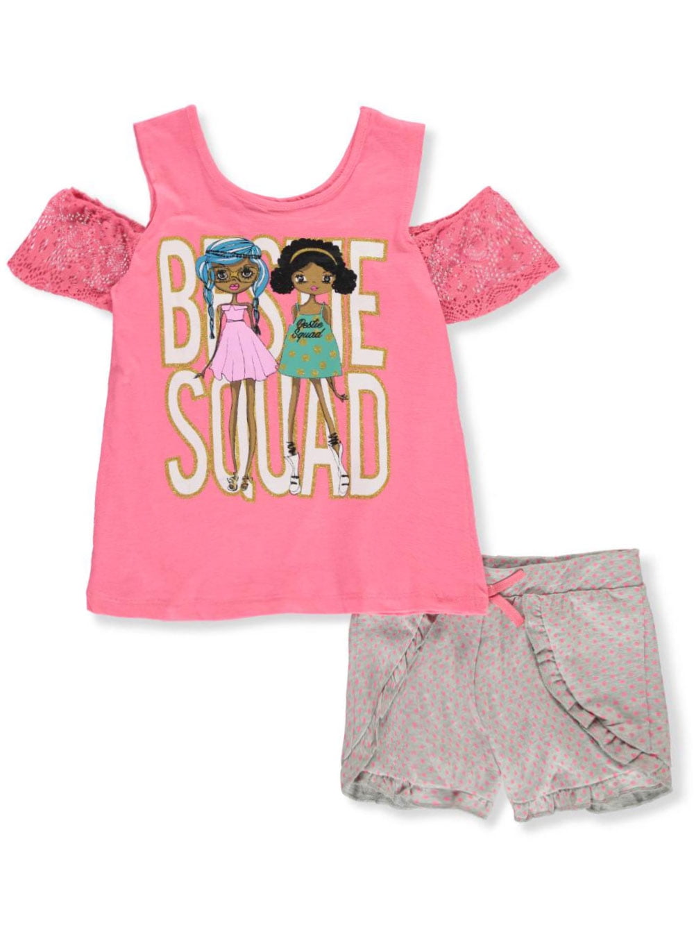 Real Love Girls 2-Piece Shorts Set Outfit