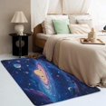 thumbnail image 4 of Outer Space Area Rug 6x9, Planets Rugs for Living Room, Solar System Theme Carpet, Soft Non Slip Machine Washable Fluffy Easy Clean, for Bedroom Dining Room Floor Home Decor Rug Kh1&-55, 4 of 7