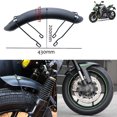 thumbnail image 1 of Motorcycle Front Guard Mud Flap Mudguard Black For 16/17/18 Inch Front Wheel, 1 of 1