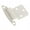 Silver, variant on Hickory Hardware 3/8 inch Inset Surface Mt. Hinge Pair Satin Nickel Free Swing P140-SN