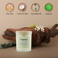 thumbnail image 4 of Bergamot Citrus Scented Candle Gift Set,Clean Burning 36 Hours Wood Wick Candle Orange Blossom Scent,Charmed Aroma Soy Wax Gift Ideas for Her,Summer Jar Candle with Wood Wick Crackling, 4 of 6