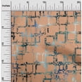 thumbnail image 2 of oneOone Velvet Light Peach Fabric Geometric Fabric For Sewing Printed Craft Fabric By The Yard 58 Inch Wide-GX, 2 of 5