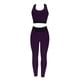 thumbnail image 2 of Gibobby Ropa Deportiva Mujer Pantalones deportivos para mujer Leggings de fitness Traje deportivo elástico(Morado, L), 2 of 4