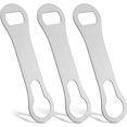 thumbnail image 1 of Metal Bottle Opener and Pourer, 3 Pack Flat Beer Bottle Opener Stainless Steel Wine Bottle Opener Bar Bottle Opener for Bartender Kitchen Bar, 1 of 5