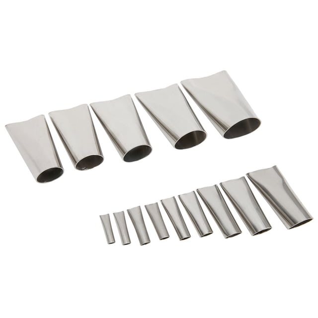 Buse de Calfeutrage en Acier Inoxydable, 15 Pcs Outil Applicateur de Calfeutrage en Acier Inoxydable Finition Parfaite Innovation Moderne