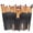 Black B, variant on Yoofe 20 Pcs Pro Makeup Set Powder Foundation Eyeshadow Eyeliner Lip Cosmetic Brushes (Purple+Gold)
