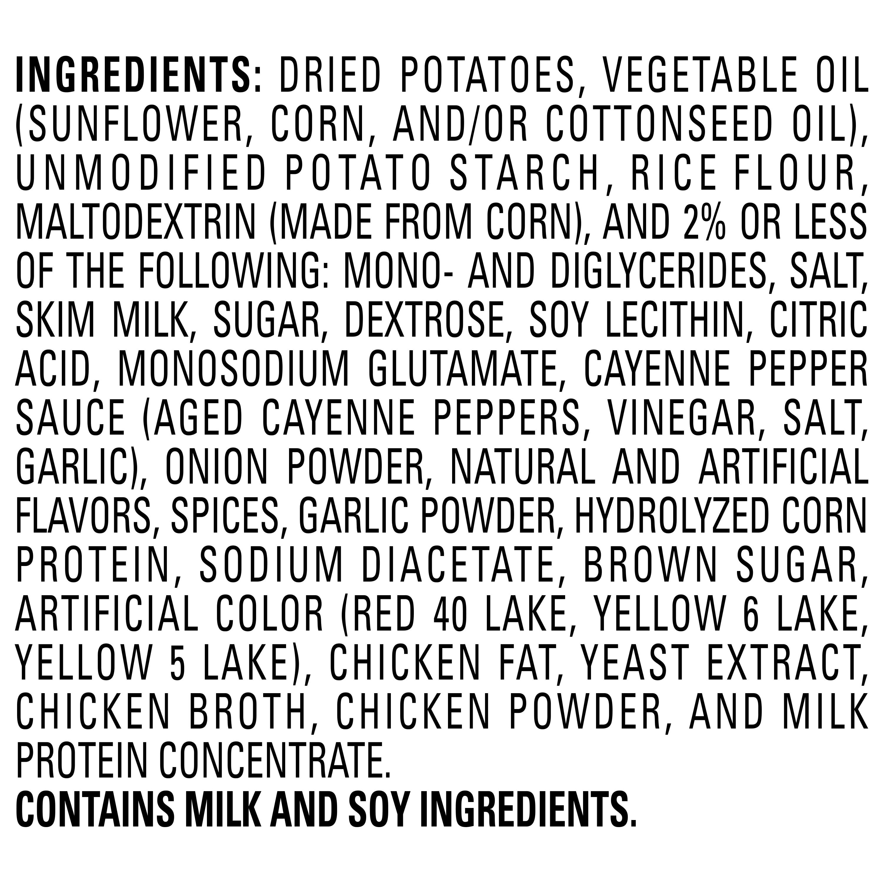 Lay's Stax Potato Crisps Buffalo Wings with Ranch Flavor 5.5 oz.