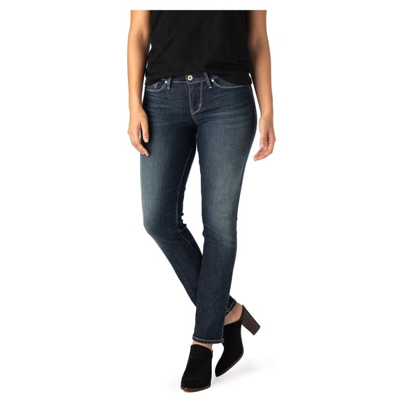 Signature by Levi Strauss & Co. Women's Mid Rise Slim Fit Jeans