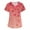 Multicolor, variant on Valentine's Day Scrubs Top for Women Cute Love Heart Printed V-Neck Short Sleeve Scrub Top Valentine's Day Nurse Uniforms Workwear Tops with Pockets