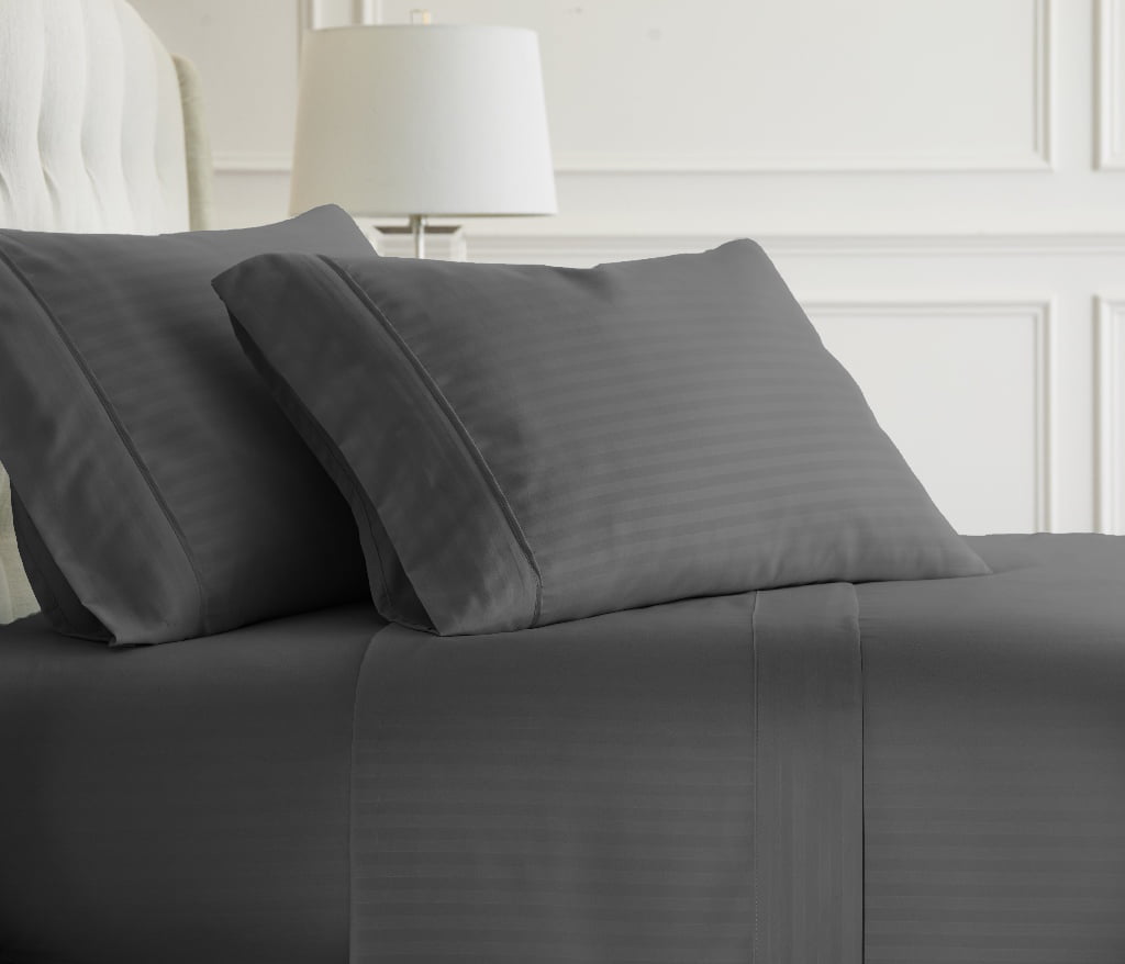 Details about   GREY CHECKER EMBOSSED TWIN SHEET SET-3 PIECES 