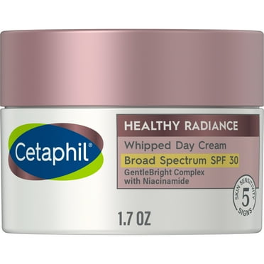 Cetaphil Healthy Radiance Whipped Day Cream with SPF 30, 1.7oz, Visibly Reduces Dark Spots