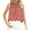 PK1, variant on Tittly Camisole top Vest for Women Womens Dot Tank Tops Summer Sleeveless Mock Neck Shirred T Shirts Casual Linen Blend Keyhole Back Tie Knot Tops Waistcoat Vest T Shirts for Women Black L