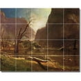 thumbnail image 1 of Ceramic Tile Mural-Albert Bierstadt Landscapes Painting 29. 30" w x 24" h using (20) 6 x 6 ceramic tiles, 1 of 3