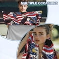 thumbnail image 6 of Garronmavis Patriotic Eagle Flag Car Seat Towel Sweat Easy Installation 1 PC Front Car Seat Protector with Storage Bag Universal Fit for Cars SUV Trucks Sedan Van, 6 of 9