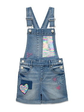 Jordache Girls 4-18 & Plus Sequin Denim Shortall