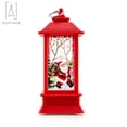 thumbnail image 3 of Gustave Christmas Decor Lantern LED Candle Lamp Outdoor Garden Hanging Lighted Lantern Home Indoor Xmas Ornament 7.87 inch -Santa Claus, 3 of 7