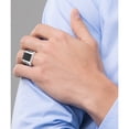 thumbnail image 3 of 14K White Gold With Black Rhodium Ibgoodman Men's Onyx Complete Ringsize 10 (Width 12.49) - Jbsp, 3 of 5