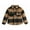 Brown, variant on Zwiiyzr 1-5T Kids Toddler Flannel Shirt Jacket Plaid Long Sleeve Shacket Baby Boys Girls Fall Shirt Coat Outwear Brown
