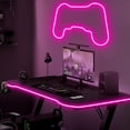 thumbnail image 4 of LED Neon Rope Light, Pink 12V Silicone Neon Rope Light, 16.4Ft/5M Waterproof Flexible DIY Cuttable LED Strip Lights for Bedroom Party Festival Indoor Outdoor Decoration (Power Adapter not Included), 4 of 7