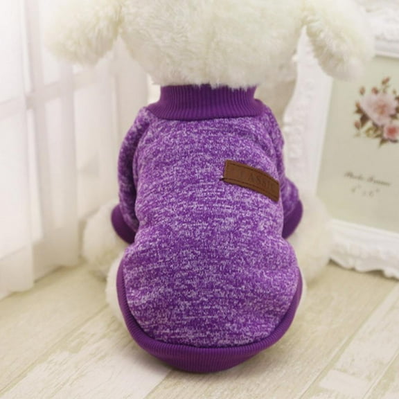 Pet Dog Classic Knitwear Sweater Warm Winter Puppy Pet Coat Soft Sweater Clothing for Small Dogs, XS-XXL
