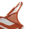 thumbnail image 4 of Femmes Tricot Robe Couleur Patchwork Sans Manches Scoop Cou Lanières Bodycon une Pièce Dames, 4 of 6