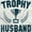 White, variant on Trophy Husband Best Partner Hubby Men's Graphic T Shirt Tees Brisco Brands L