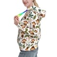 thumbnail image 2 of Sikiie Monkeys Swinging from Palms Women's Casual Hoodies Long Sleeve Lightweight Pullover Tops Loose Sweatshirt-X-Large, 2 of 7