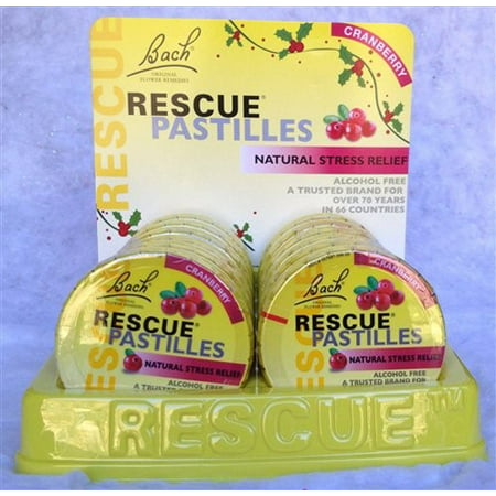 Bach Rescue Remedy Stress Relief Pastilles, Cranberry, 35
