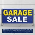 thumbnail image 3 of Garage Sale Banner 13 oz Heavy Duty Vinyl Garage Sale Sign Garage Offer Banner Retail Store Home Shop Business Sign - Outdoor & Indoor - Single-Sided with Metal Grommets (3x5 ft, Bl & Ye & Wh), 3 of 6