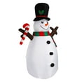 thumbnail image 1 of Muñeco de Nieve Inflable de Navidad de 52 Pies para Decoración Al Aire Libre Muñeco de Nieve de Navidad con Luces LED Giratorias Coloridas Accesorio de Decoración de Navidad ANGGREK  Otros, 1 of 8