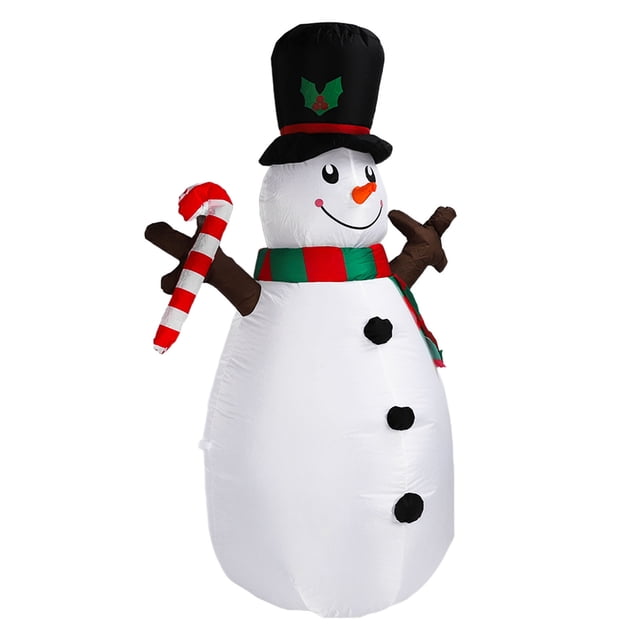 Muñeco de Nieve Inflable de Navidad de 52 Pies para Decoración Al Aire Libre Muñeco de Nieve de Navidad con Luces LED Giratorias Coloridas Accesorio de Decoración de Navidad ANGGREK Otros