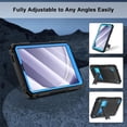 thumbnail image 4 of SUPNICE Case for Samsung Galaxy Tab A9 8.7 Inch 2023 (SM-X110/X115/X117) with Kickstand, Shockproof Bumper Case for Galaxy Tab A9 2023 8.7”,Blue, 4 of 7
