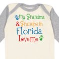 thumbnail image 4 of Inktastic Florida Grandma Grandpa Loves Me Boys or Girls Long Sleeve Baby Bodysuit, 4 of 5