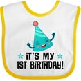 thumbnail image 3 of Inktastic 1st Birthday 1 Year Old Boys or Girls Baby Bib, 3 of 4