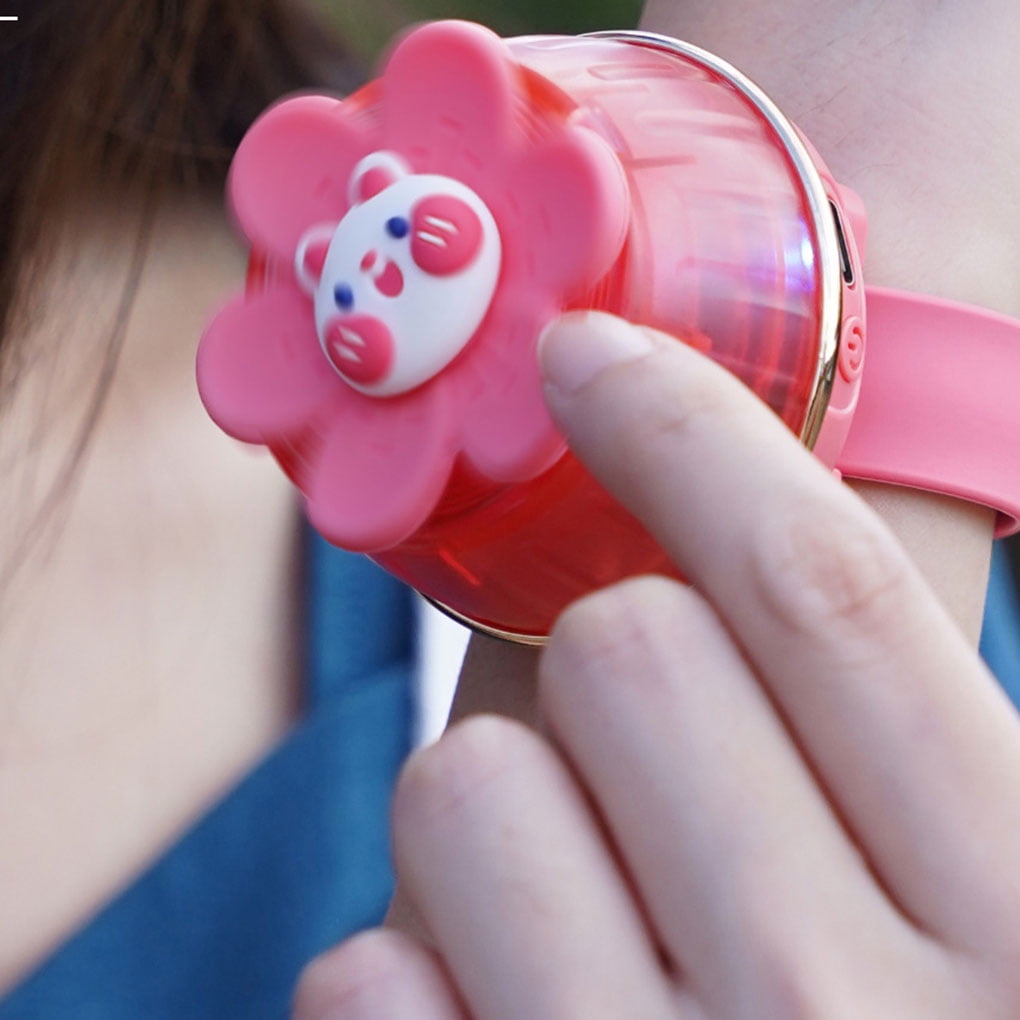 Advancent Correa de anillo de silicona para niños, bonito reloj para  mascotas, ventilador, carga USB, tres niveles de viento, compañía cálida  Electrodomésticos Estilo flor (rosa) | Walmart en línea