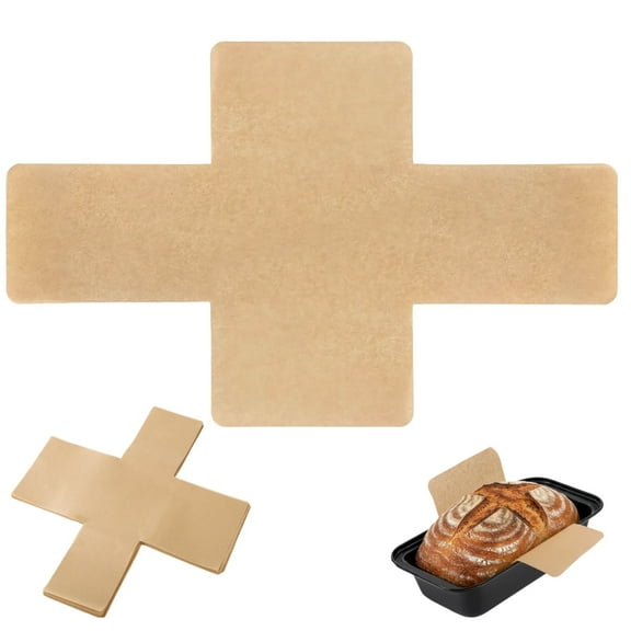 200 Pcs Non-Stick Baking Loaf Pan Liners, Parchment Paper Liners for Bread Pastries Desserts Baking, 15.35×13.4 in